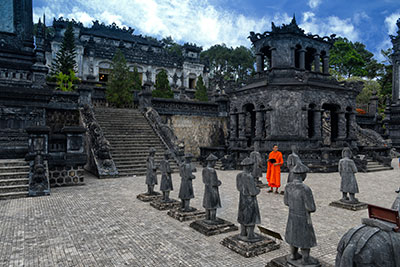 Hue is reachable by sleeper bus from all major tourist destinations in Central Vietnam